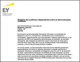 opinião positiva Trabalho de asseguração